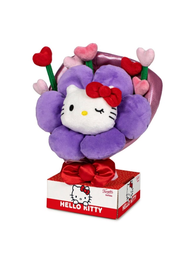 Hello Kitty Sanrio Hello Kitty and Friends Hello Kitty Bouquet Medium Plush Toy (28 cm) - Image 1